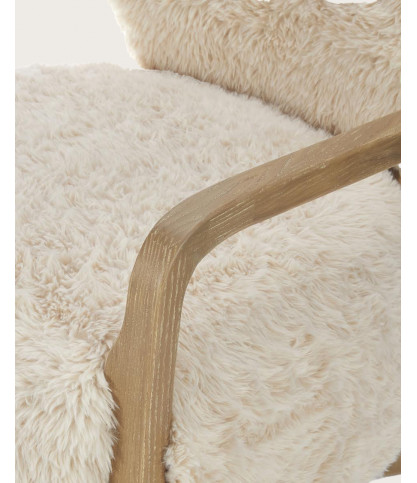 Anna - Fauteuil en bois massif