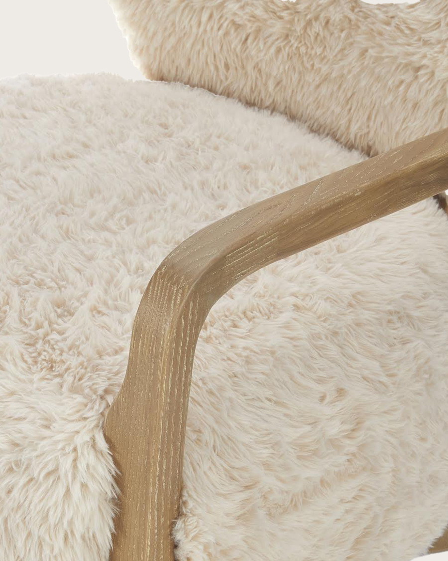 Anna - Fauteuil en bois massif