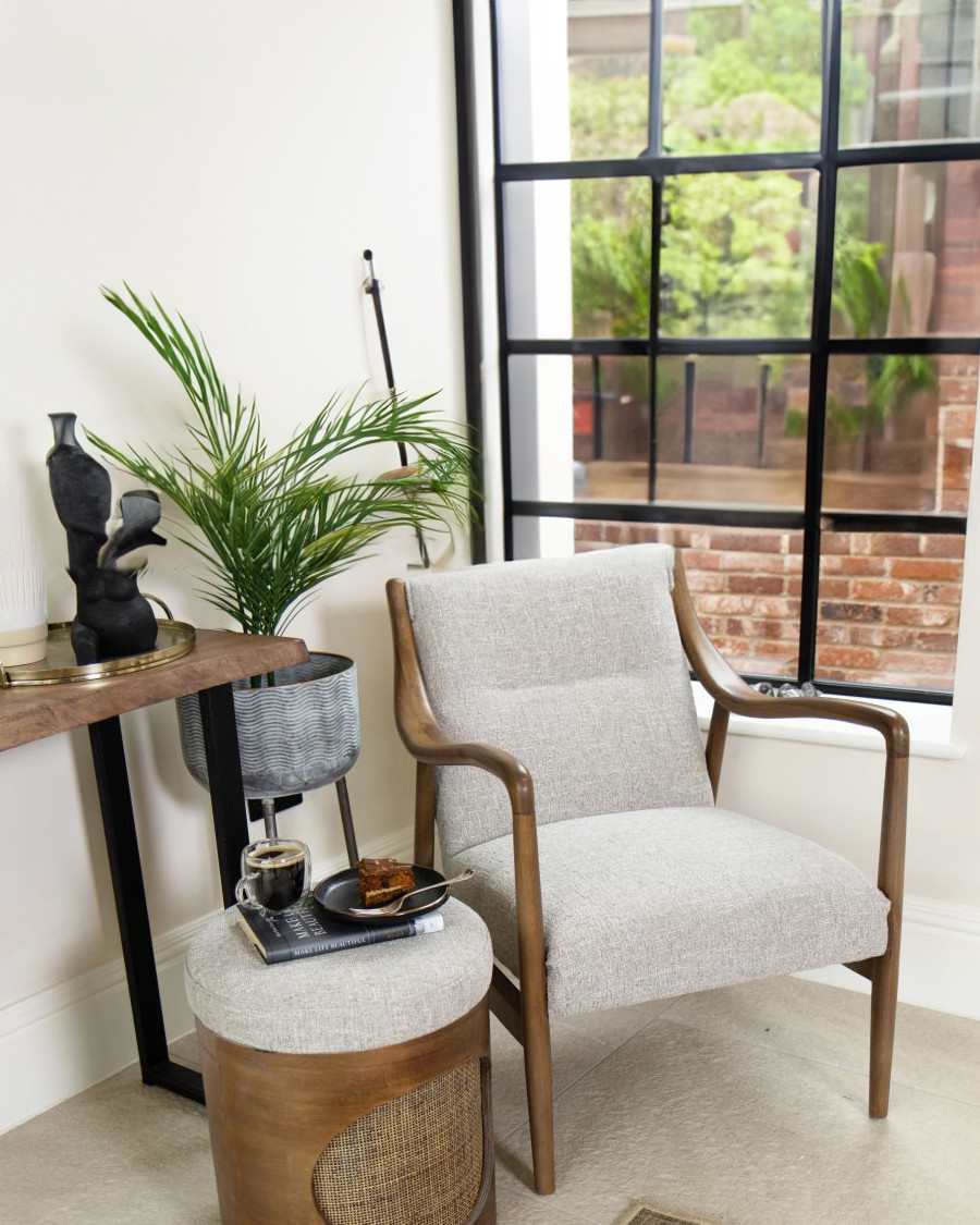 Ambre - Fauteuil en bois...