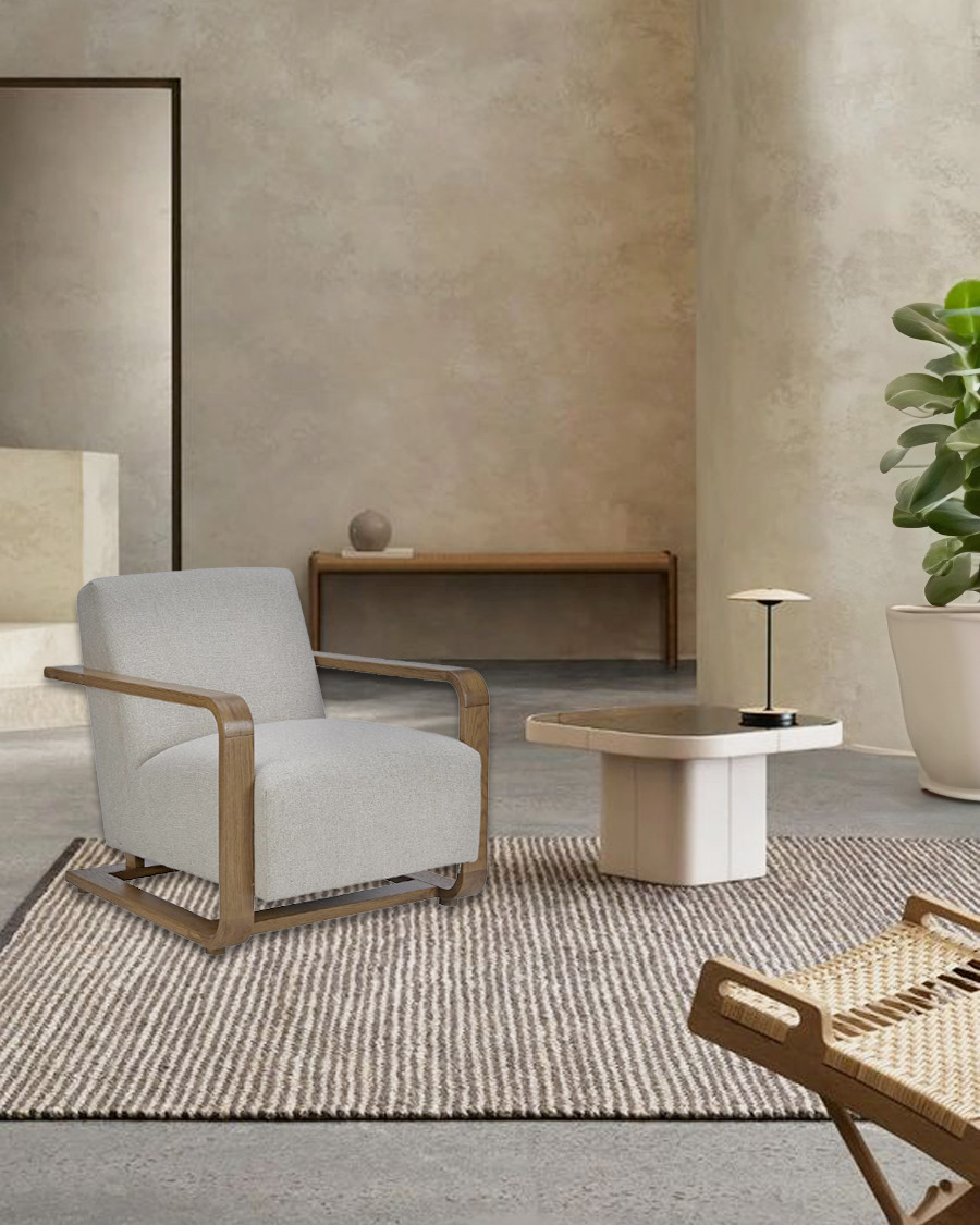 Rima - Fauteuil en bois...