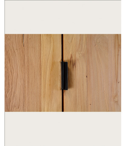 Lara- Armoire en bois massif de teck recyclé