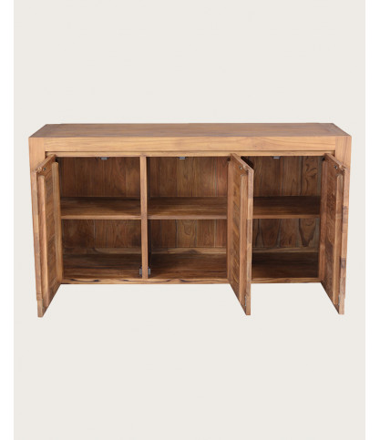 Kutaya - Buffet 3 portes en teck massif