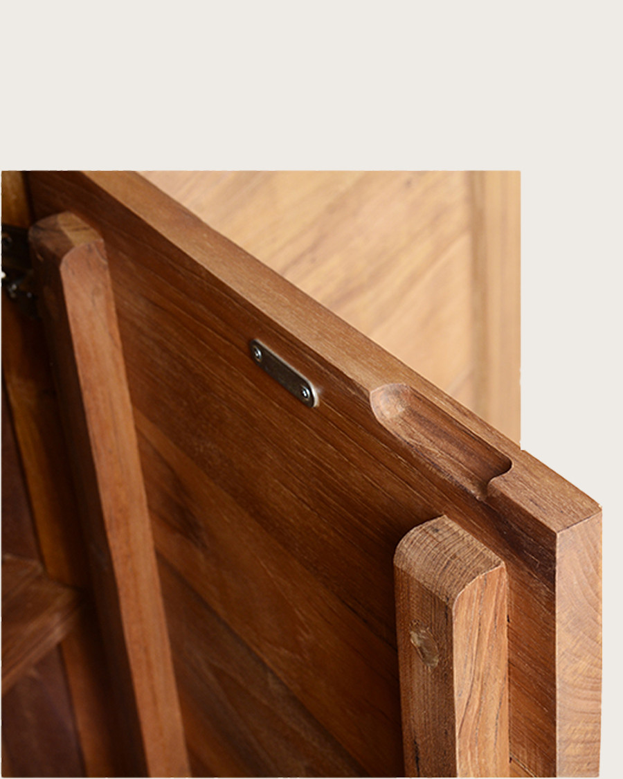 Kutaya - Buffet 3 portes en teck massif