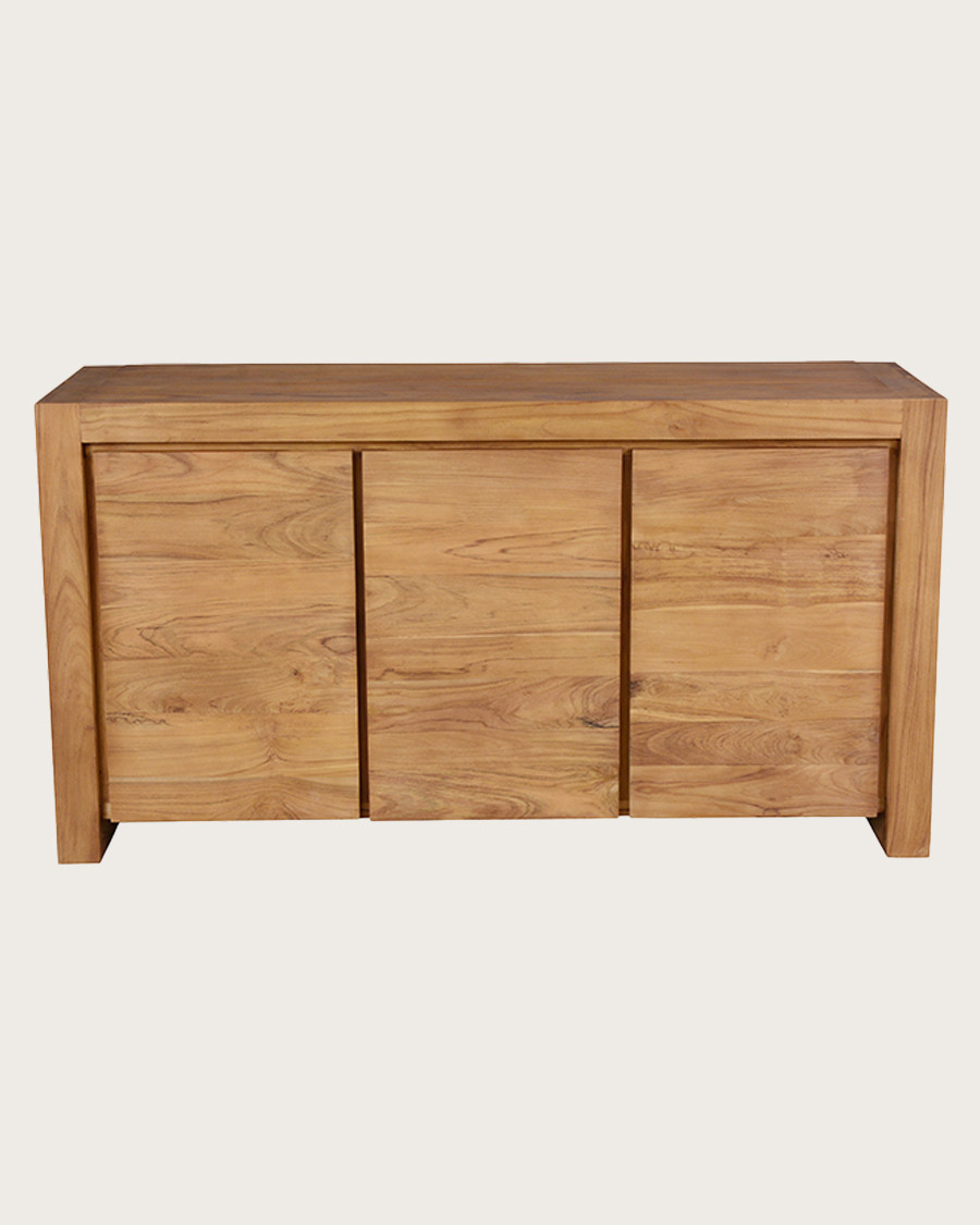 Kutaya - Buffet 3 portes en teck massif