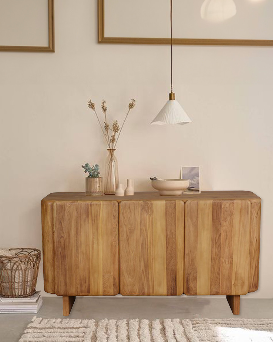 Cahya - Buffet bas en bois...