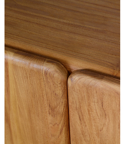 Cahya - Buffet bas en bois massif de teck recyclé 170 cm