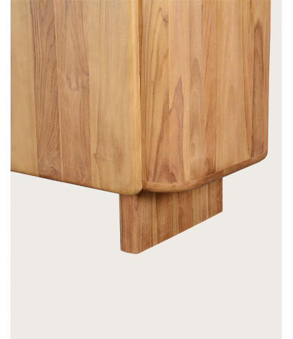 Cahya - Buffet bas en bois massif de teck recyclé 170 cm