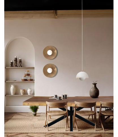 Dempo - Table repas en suar massif L250 cm 12-14 pers.