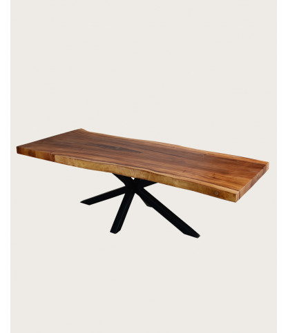 Dempo - Table repas en suar massif L250 cm 12-14 pers.
