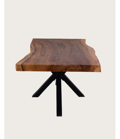 Dempo - Table repas en suar massif L250 cm 12-14 pers.