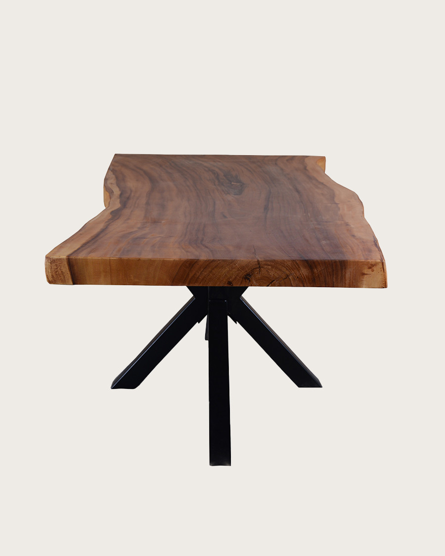 Dempo - Table repas en suar massif L250 cm 12-14 pers.