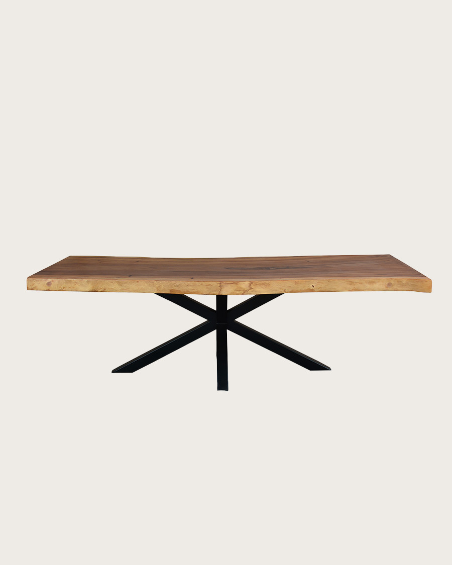 Dempo - Table repas en suar massif L250 cm 12-14 pers.