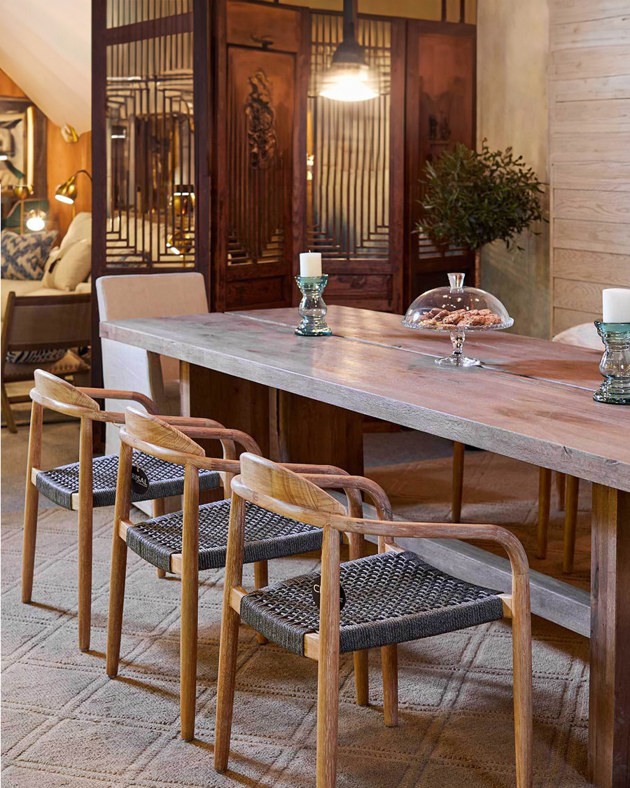 Kima - Chaise en teck...