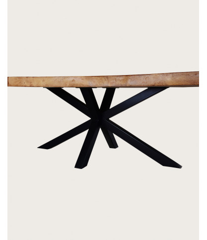 Dempo - Table repas en suar massif L250 cm 12-14 pers.