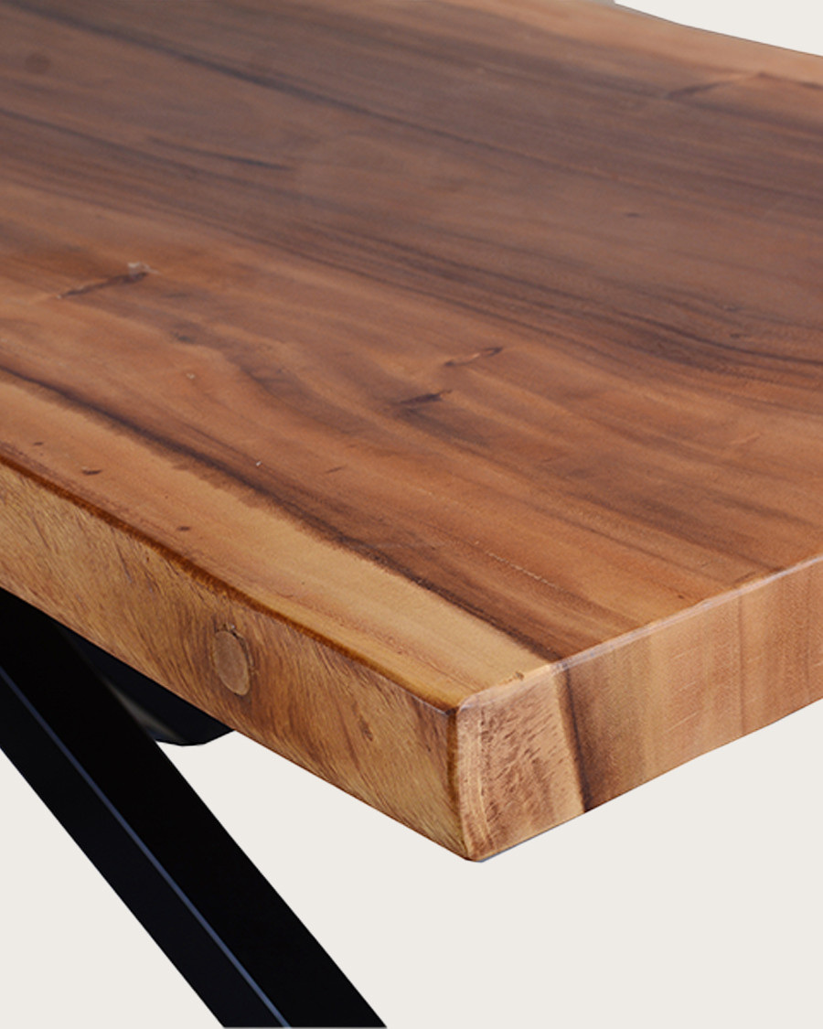 Dempo - Table repas en suar massif L250 cm 12-14 pers.