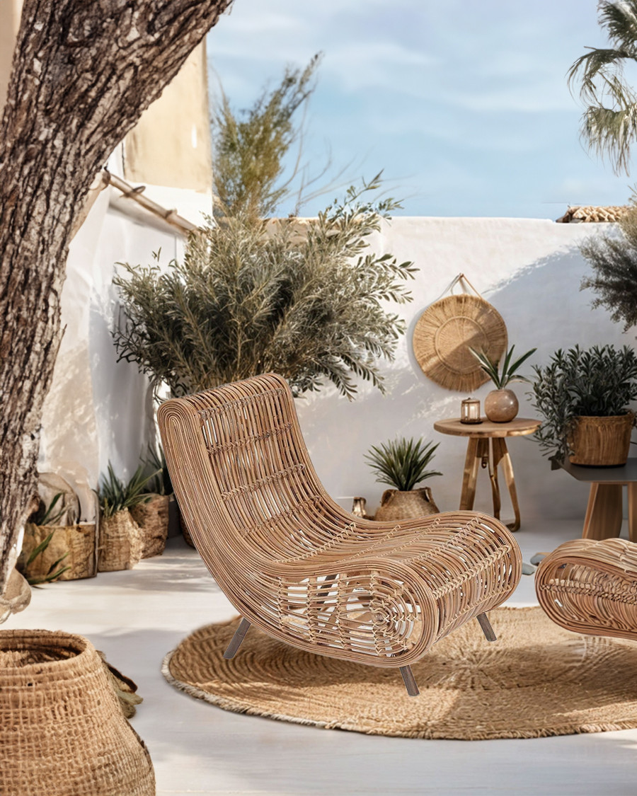 Mandiri - Fauteuil bas rond...