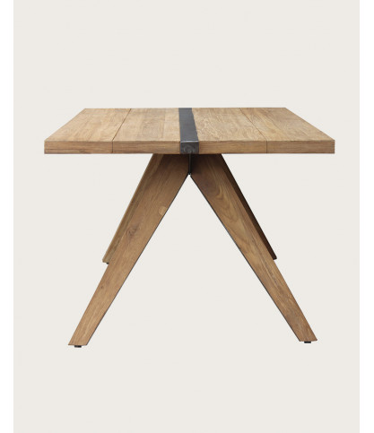 Bandung - Table repas en teck massif