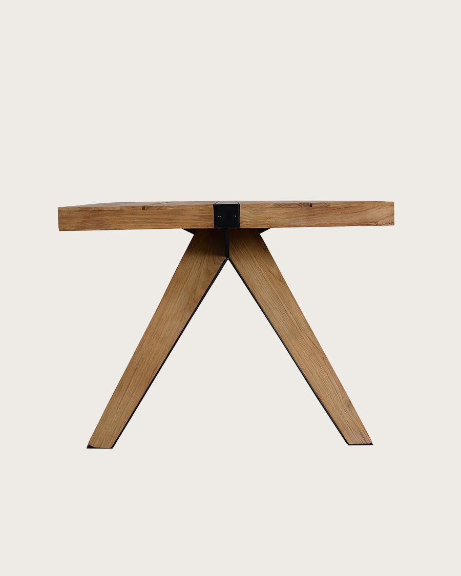 Bandung - Table repas en teck massif