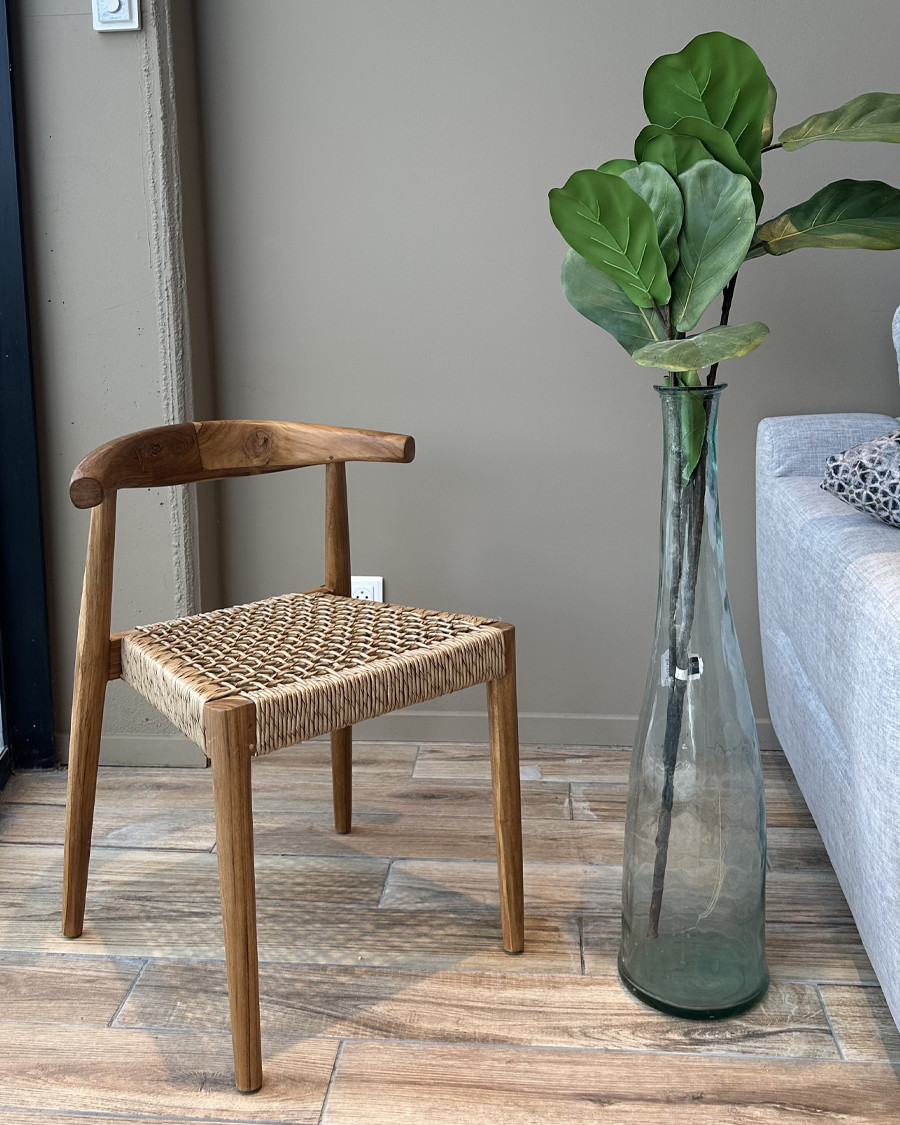 Soa - Chaise en teck massif...