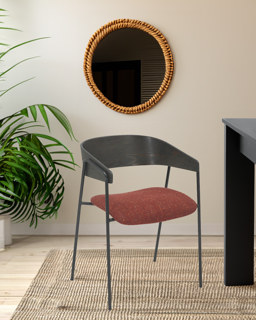 Wisla - Chaise en tissu...