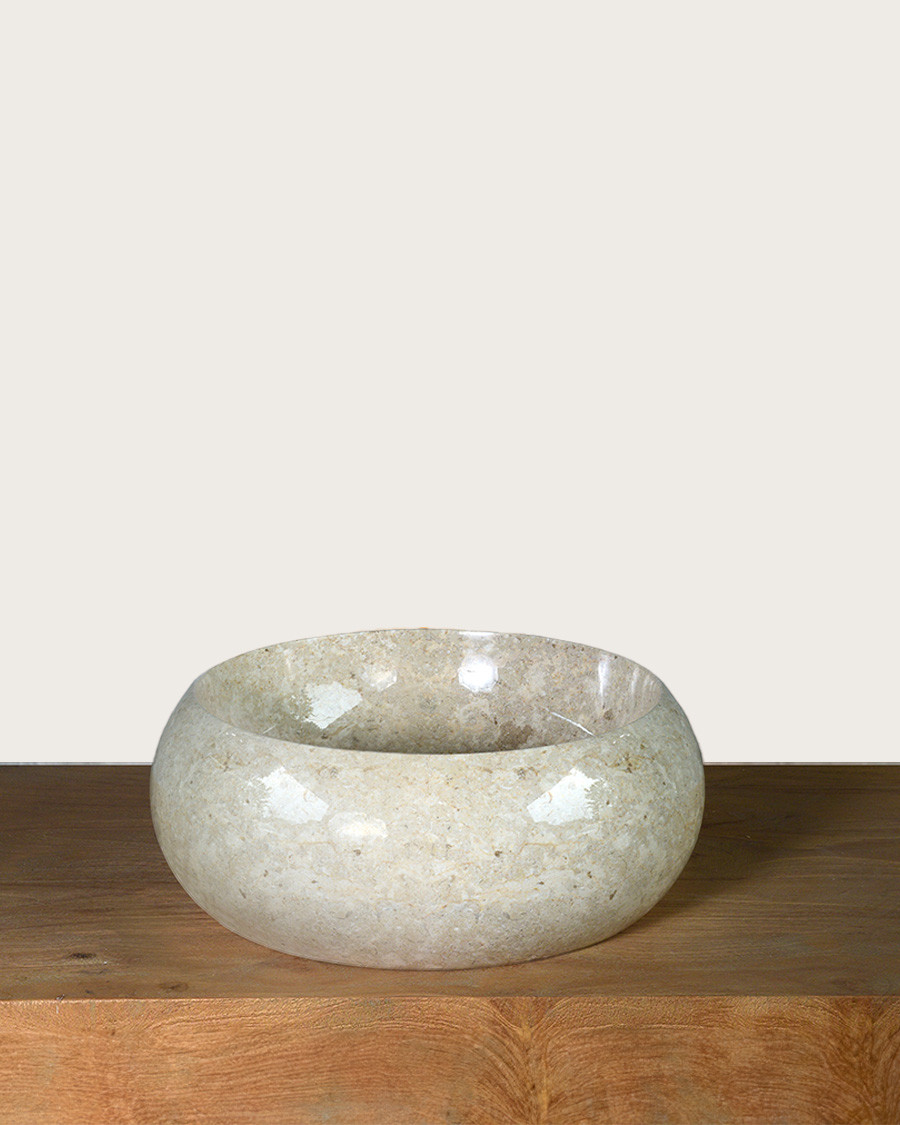 Riana - Vasque marbre beige...