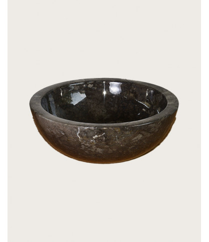 Dune - Vasque à poser en marbre noir