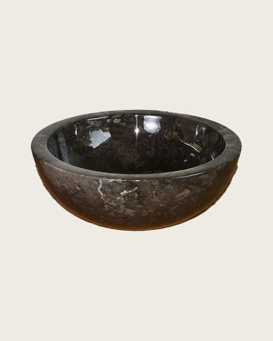 Dune - Vasque à poser en marbre noir