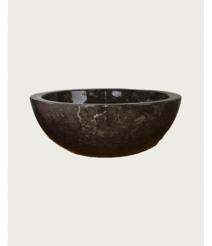 Dune - Vasque à poser en marbre noir