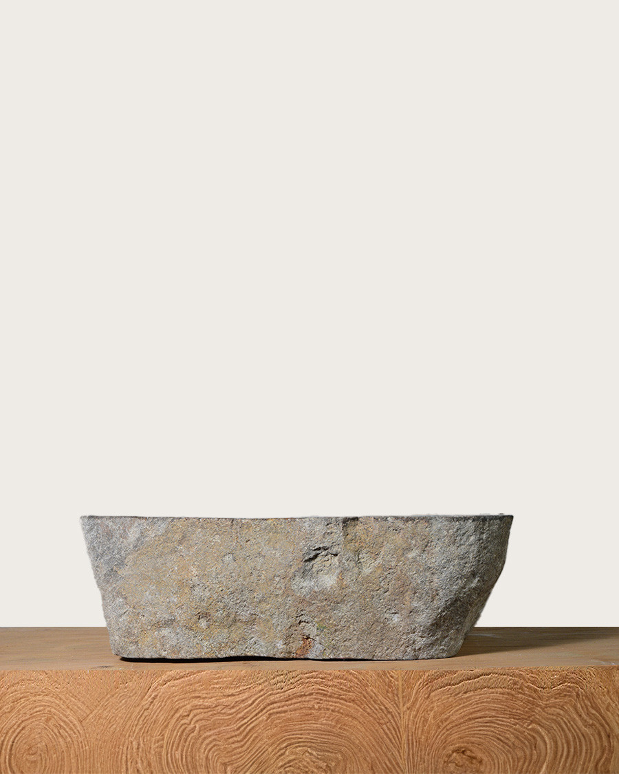 Aima - Vasque pierre de rivière noire