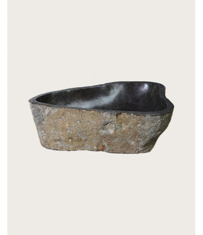 Aima - Vasque pierre de rivière noire