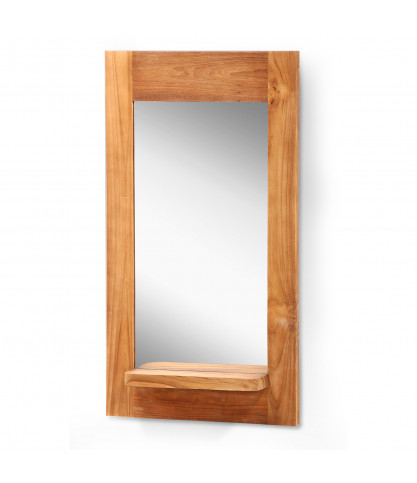 Eclipse - Miroir en teck massif