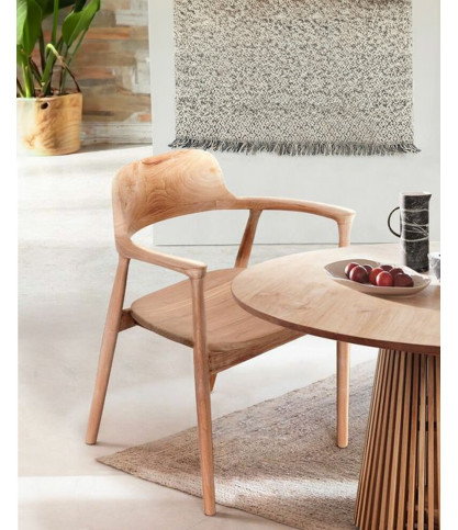 Kendi - Chaise en teck massif