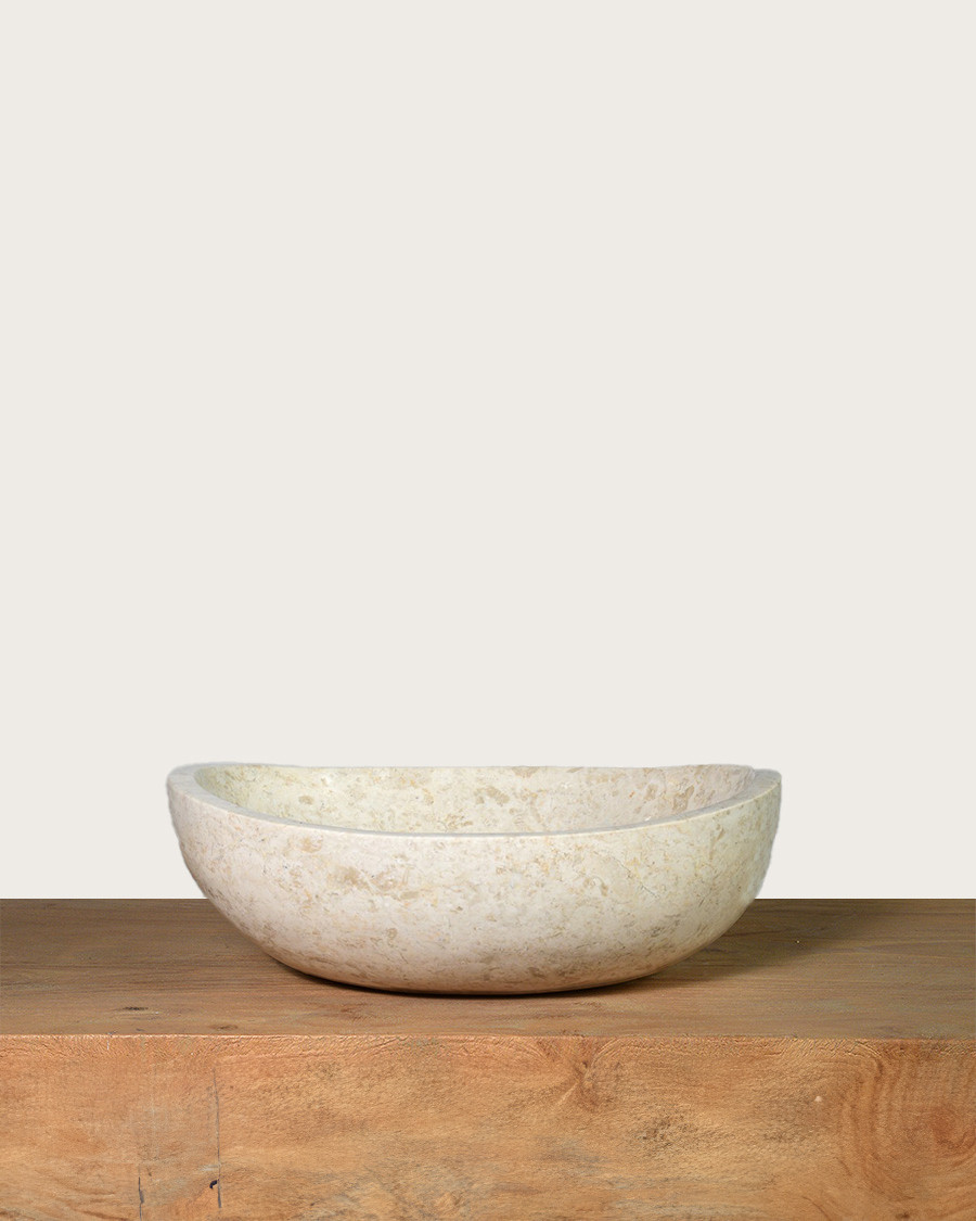 Doram - Vasque marbre beige...