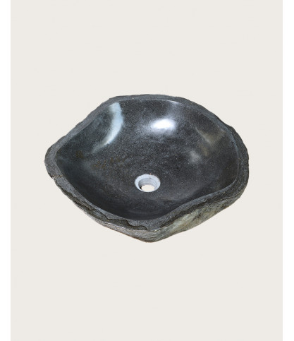 Eram - Vasque pierre de rivière noire