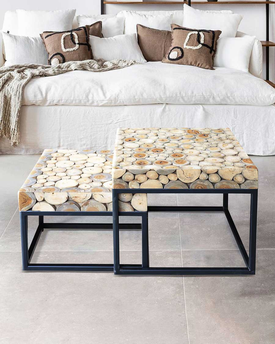 Aïda - Table basse carrée...