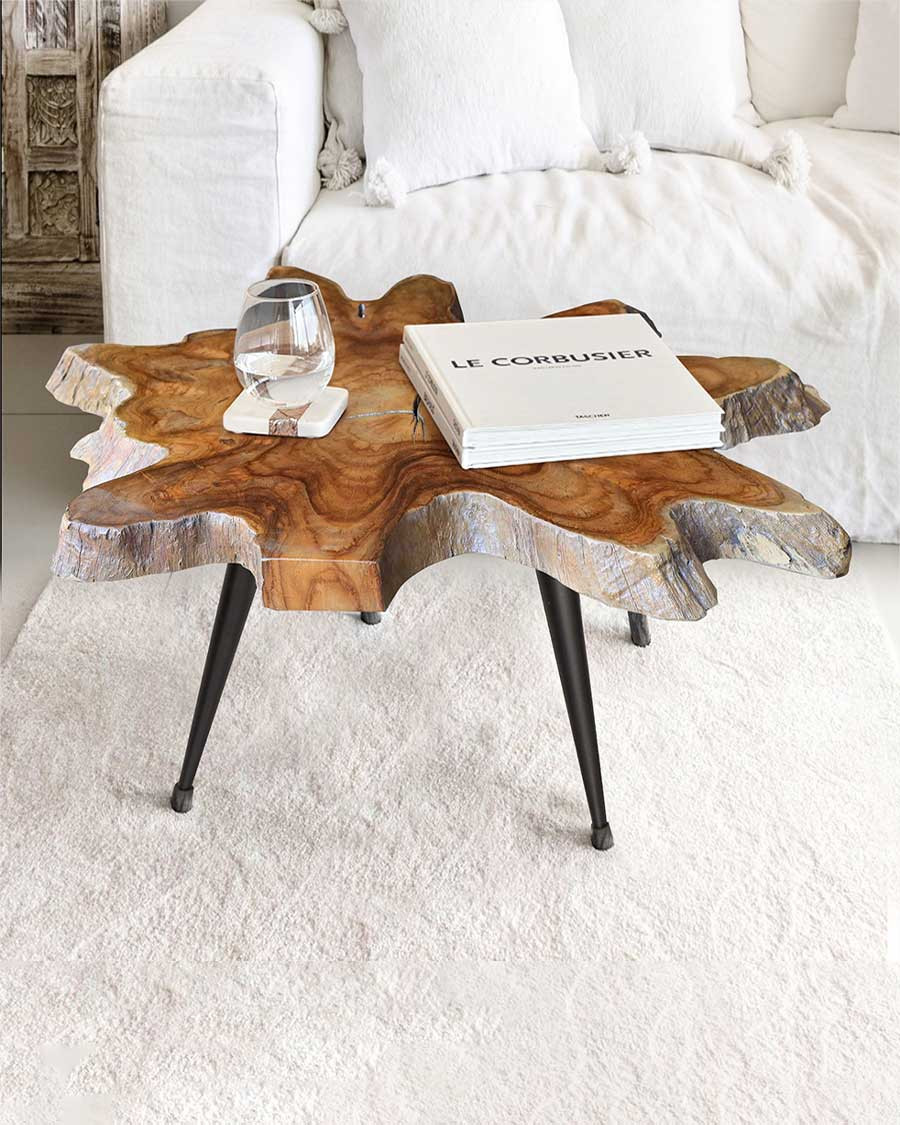 Stella - Table basse tronc...