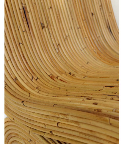 Diu - Fauteuil design en rotin tressé